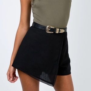 Princess Polly Black Skort